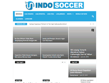 Tablet Screenshot of indosoccer.com